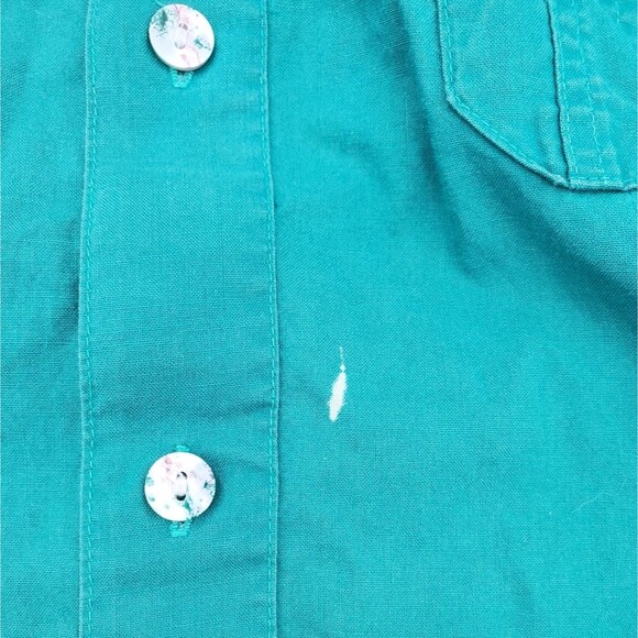 International Levi's Collection - Vintage Green Button Up - Used, Please Read!! - Picture 5 of 9